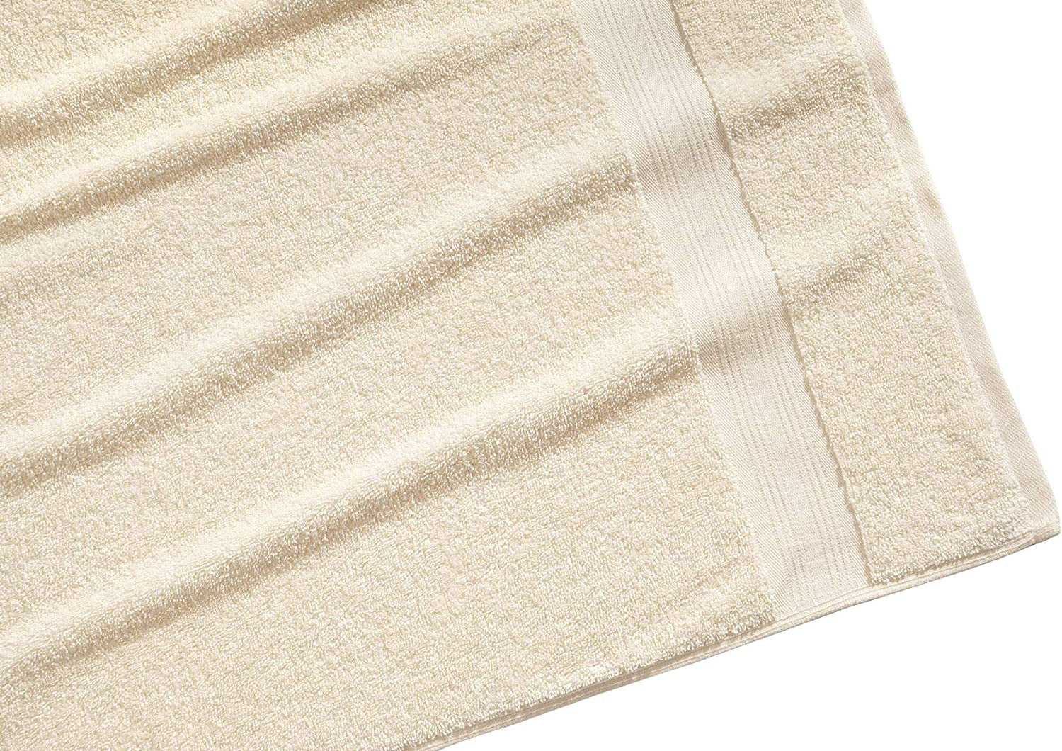 Luxurious 600 GSM 8-Piece Cotton Towel Set - Premium Hotel Quality Bath, Hand & Washcloths in Elegant Ivory