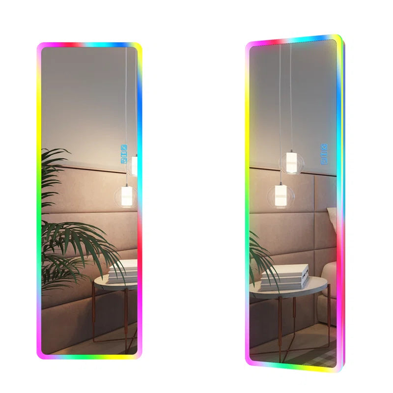 Sleek Flat LED Mirror - Illuminate Your Space with Style