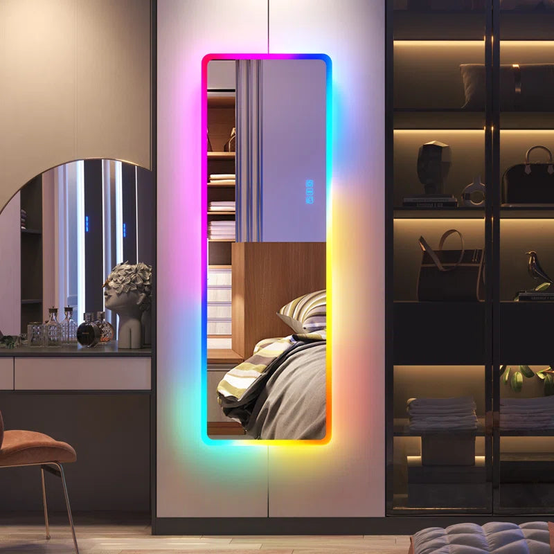 Sleek Flat LED Mirror - Illuminate Your Space with Style